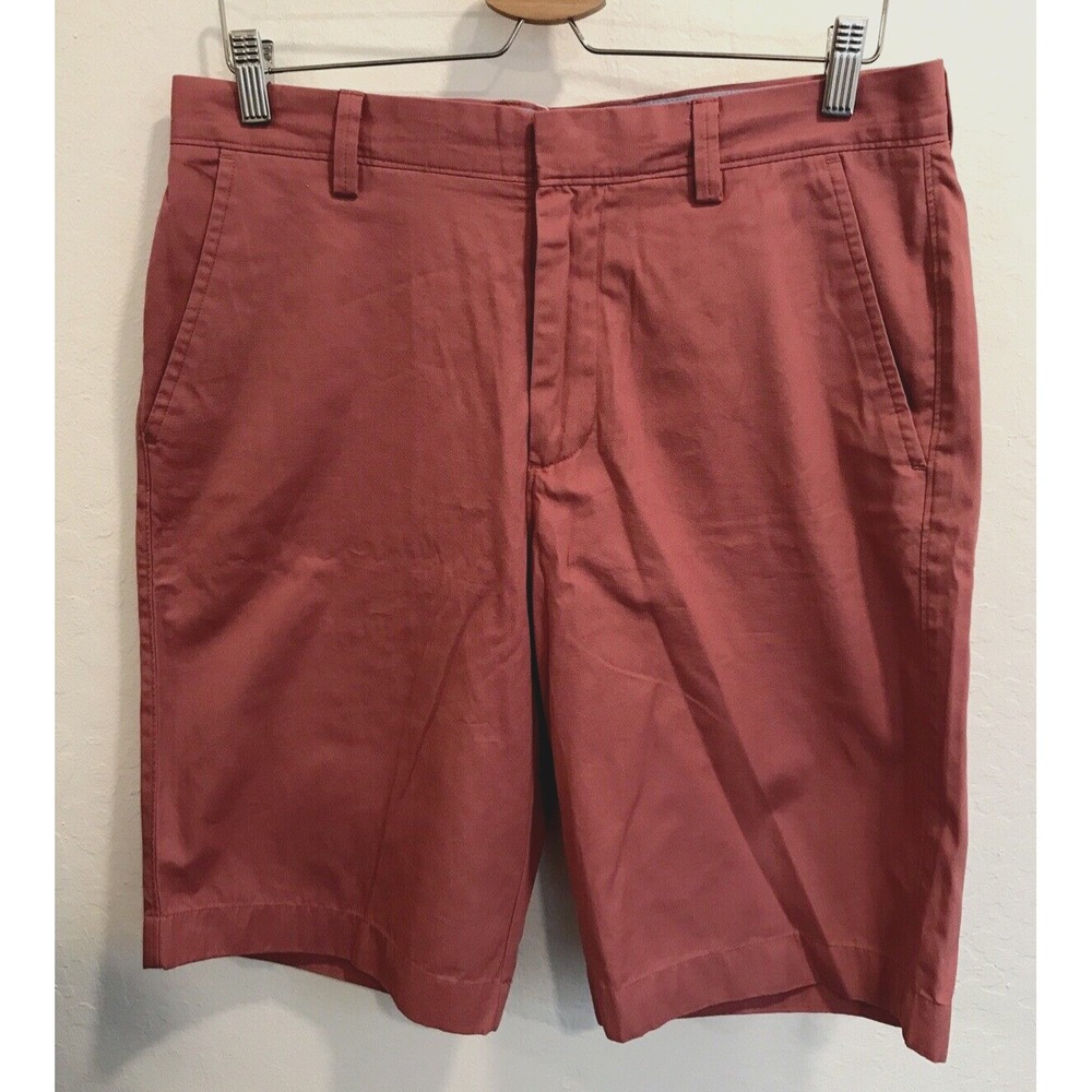 J. Crew Men Shorts Rivington Sz 32W 11" Casual Relax Flat Front Clay Leisure NEW